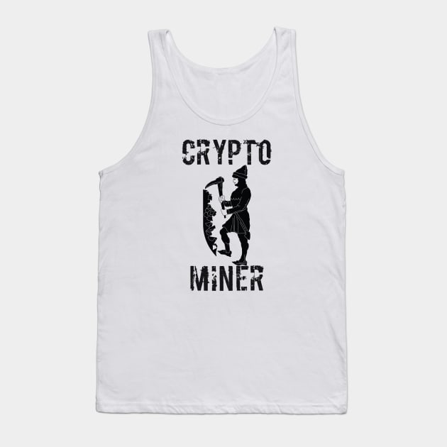 Crypto Miner - Funny Cryptocurrency Tank Top by RedYolk